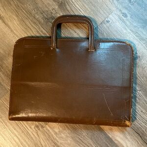 Vintage Bosca Built Top Grain Cowhide Briefcase